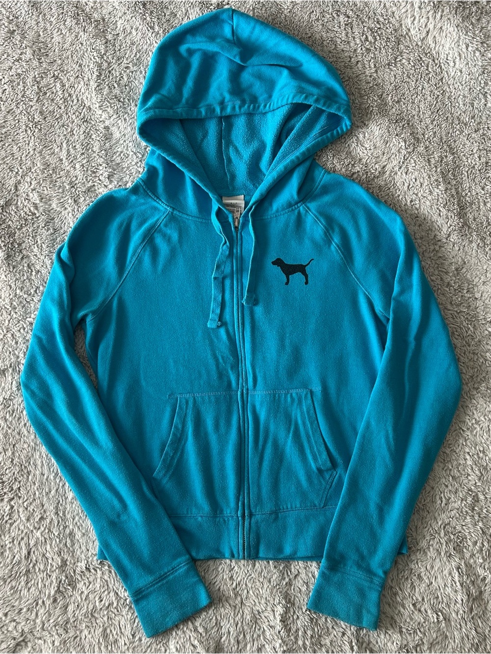 Y2K Aesthetic Victoria’s Secret PINK Zip-Up Hoodie